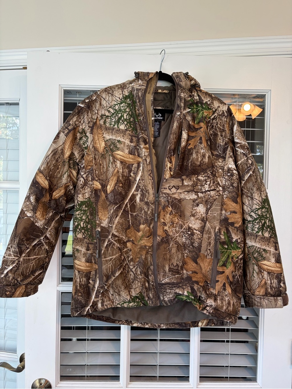 Realtree Edge Camo Hooded Jacket - Brown/Green